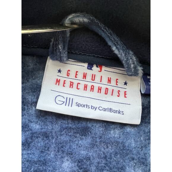 New York Yankees Fleece Jacket Womens Small Full Zip Blue Genuine Merchandise - Picture 8 of 11